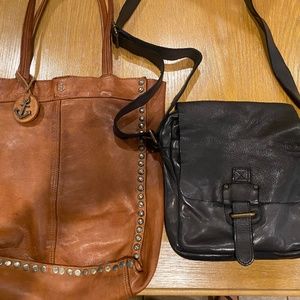 Brown and black Harbour 2nd handbags